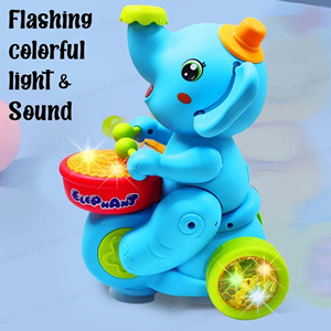 اسباب بازی فیل موزیکال و طبل زن Elephant Musican_اسباب بازی نوزادی